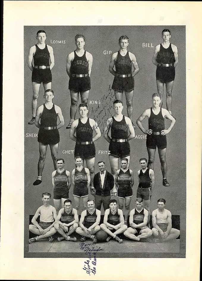 Stephenson WE AHS 1928 basketball