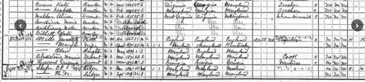 James Mills 1900 census